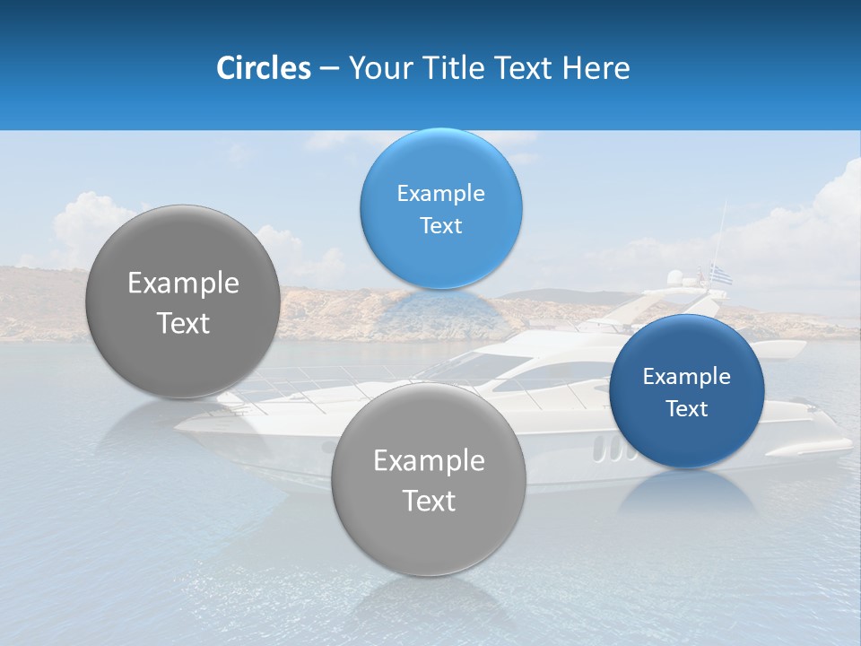 Senior Elderly Ocean PowerPoint Template