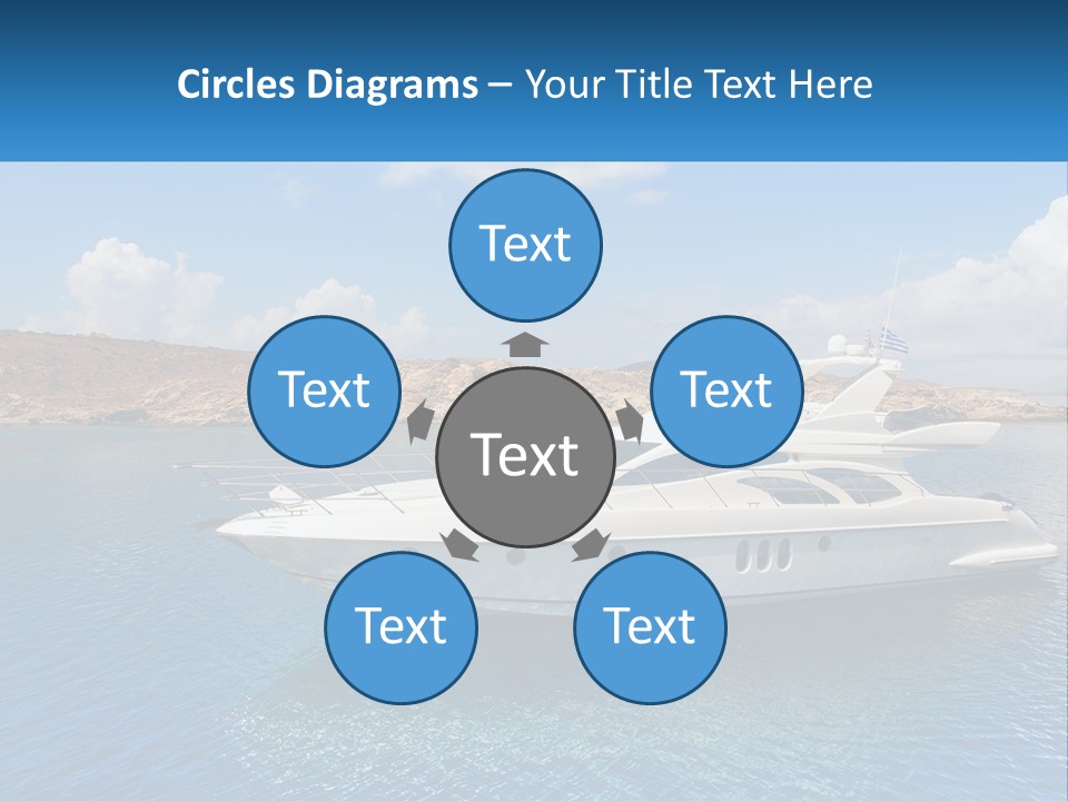 Senior Elderly Ocean PowerPoint Template