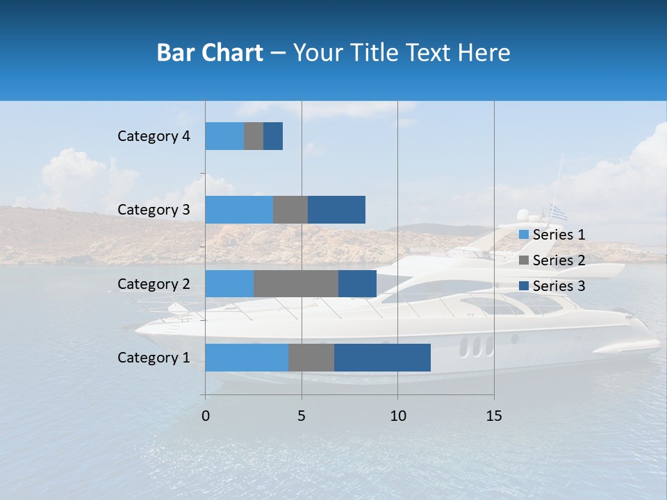 Senior Elderly Ocean PowerPoint Template