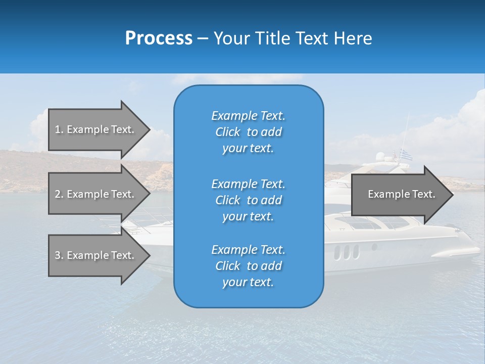 Senior Elderly Ocean PowerPoint Template