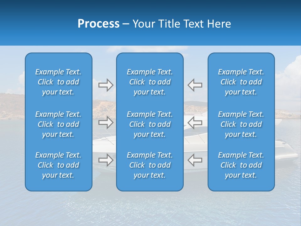 Senior Elderly Ocean PowerPoint Template