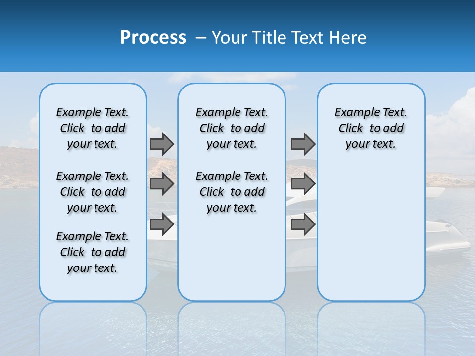 Senior Elderly Ocean PowerPoint Template