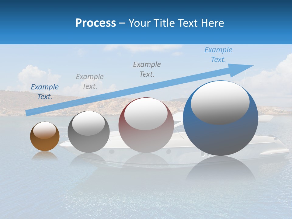 Senior Elderly Ocean PowerPoint Template
