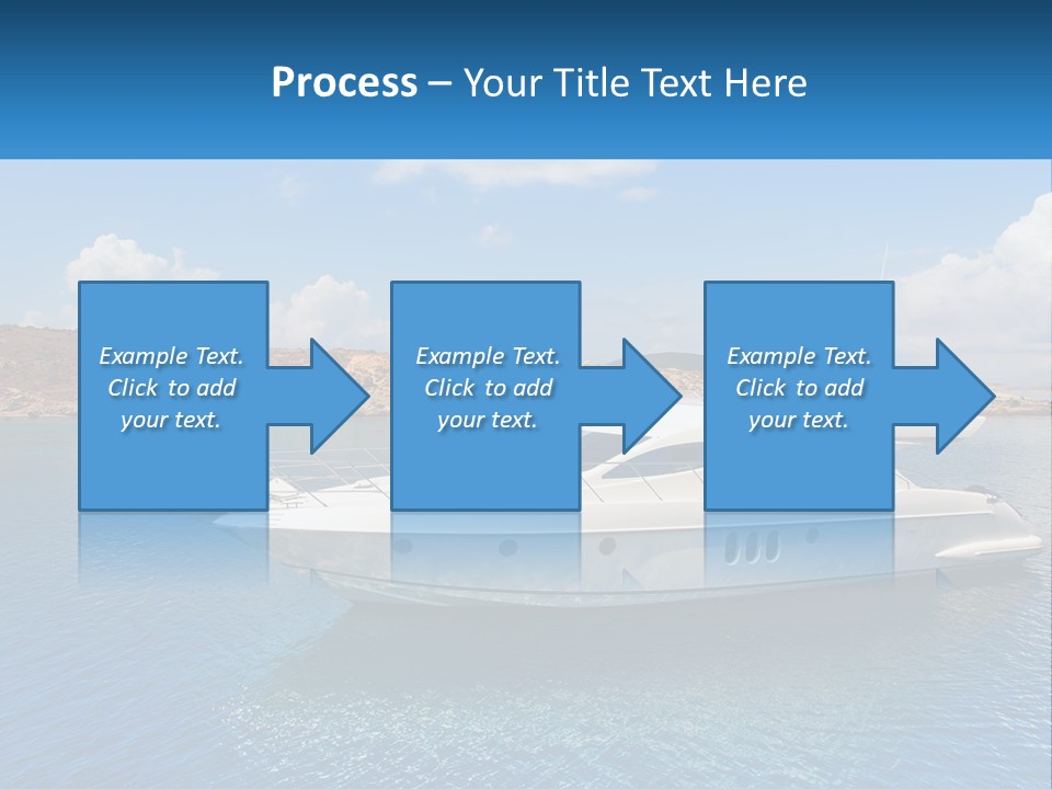 Senior Elderly Ocean PowerPoint Template