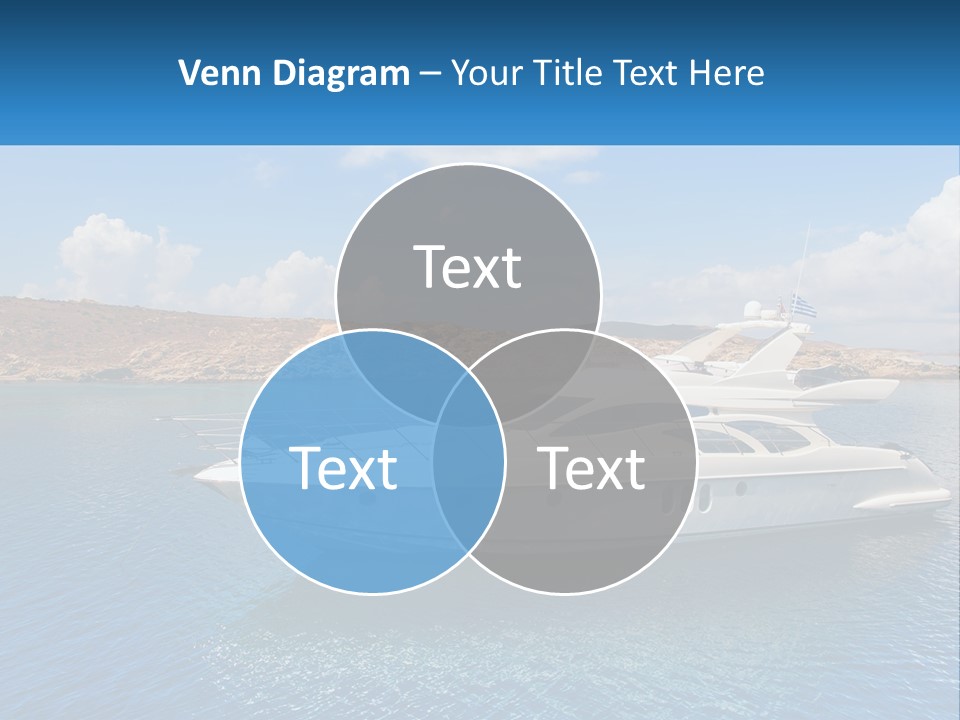 Senior Elderly Ocean PowerPoint Template