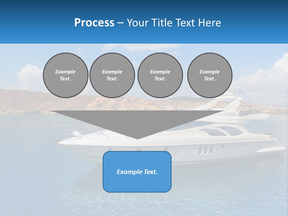 Senior Elderly Ocean PowerPoint Template
