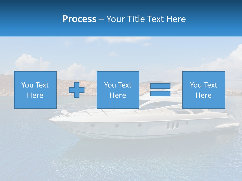 Senior Elderly Ocean PowerPoint Template