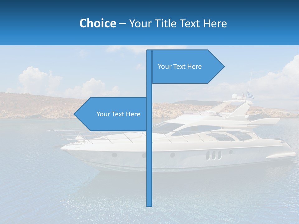 Senior Elderly Ocean PowerPoint Template