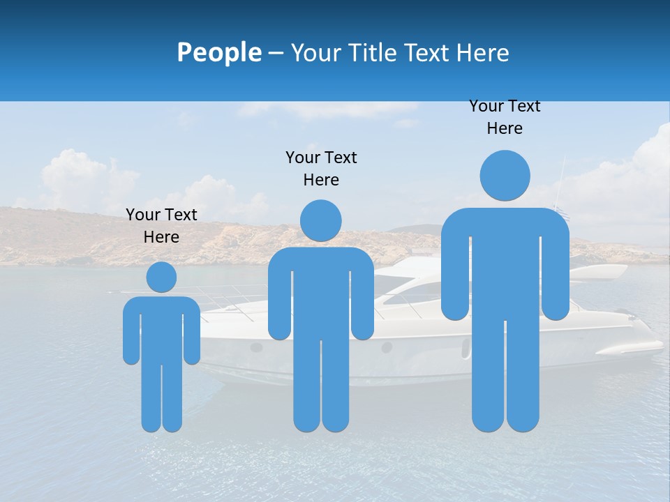 Senior Elderly Ocean PowerPoint Template