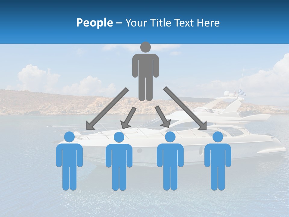 Senior Elderly Ocean PowerPoint Template