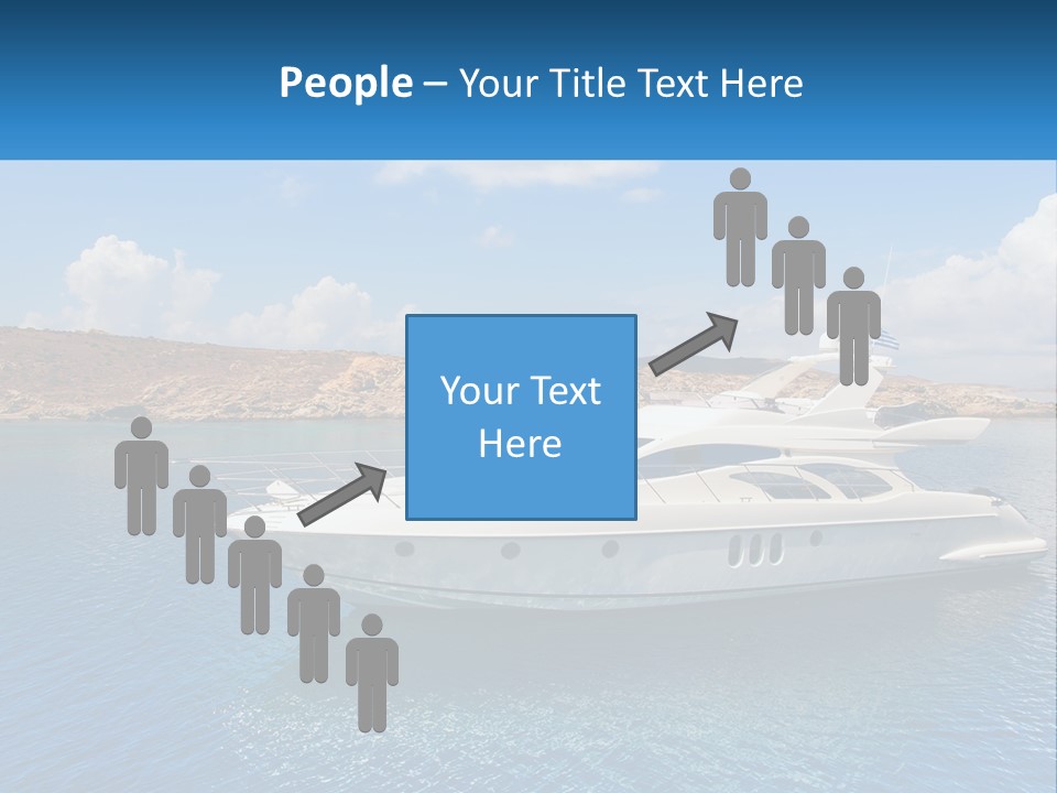 Senior Elderly Ocean PowerPoint Template