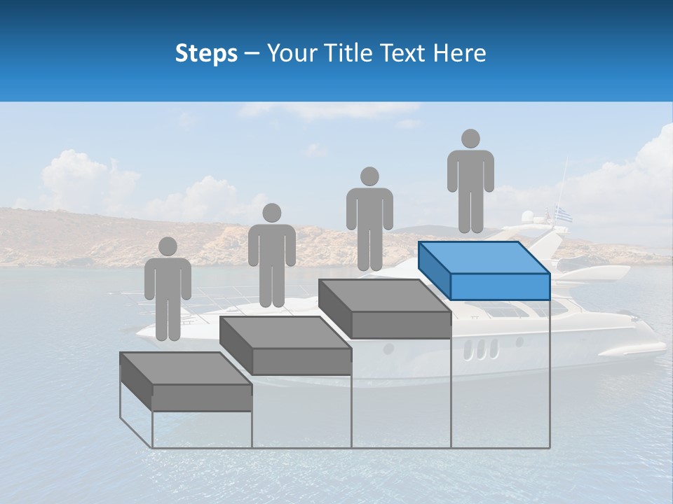 Senior Elderly Ocean PowerPoint Template