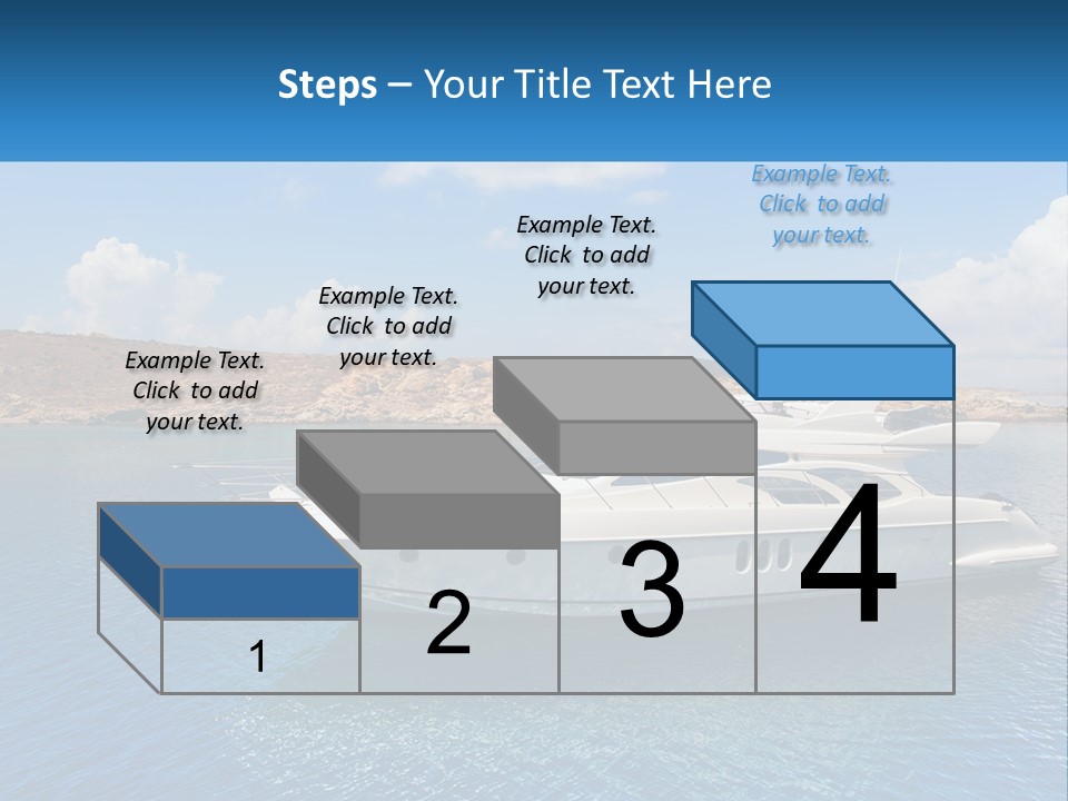 Senior Elderly Ocean PowerPoint Template