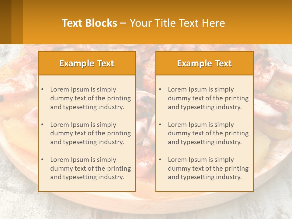 Water Life Daughter PowerPoint Template