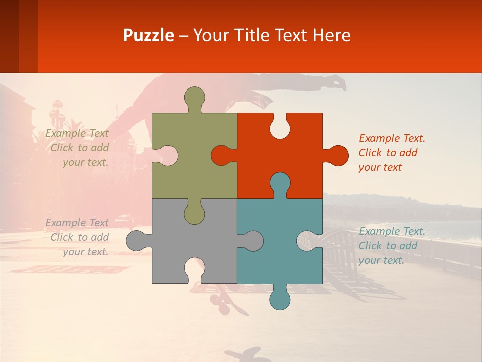 Sunrise Wellness Woman PowerPoint Template