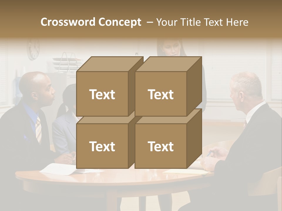 Single Older Wave PowerPoint Template