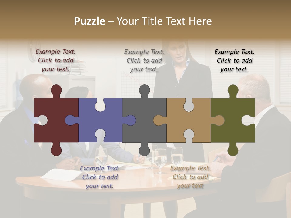 Single Older Wave PowerPoint Template