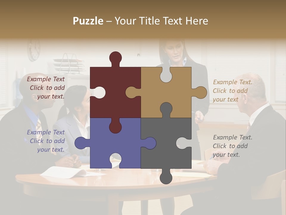 Single Older Wave PowerPoint Template