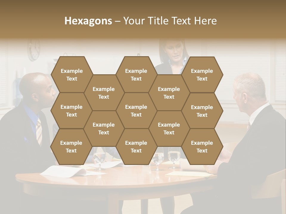 Single Older Wave PowerPoint Template