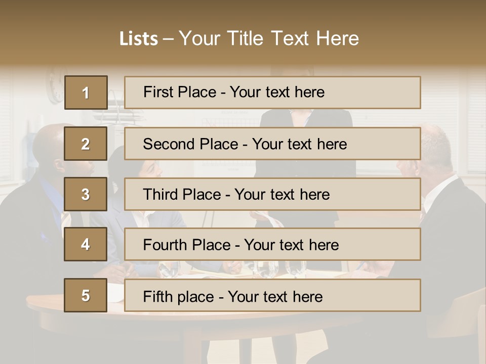 Single Older Wave PowerPoint Template