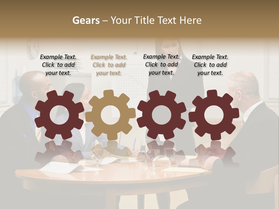 Single Older Wave PowerPoint Template