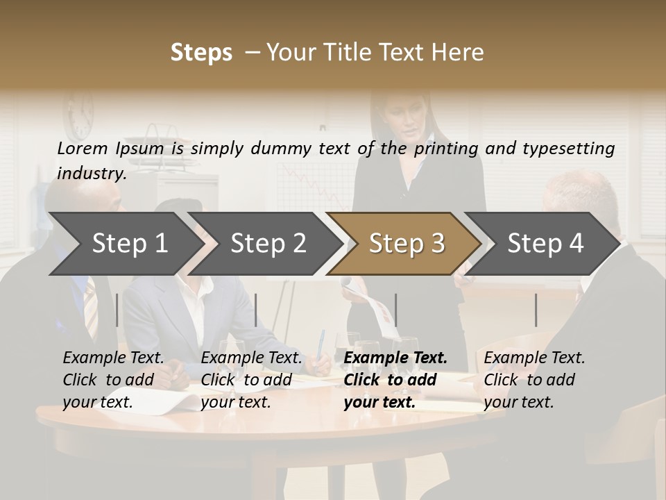 Single Older Wave PowerPoint Template