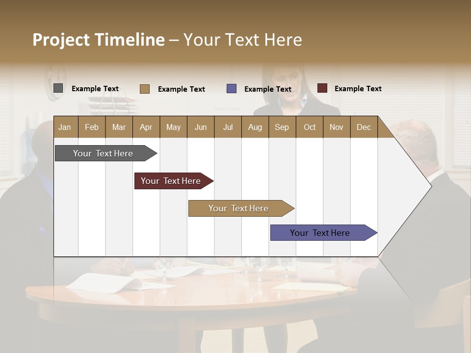 Single Older Wave PowerPoint Template