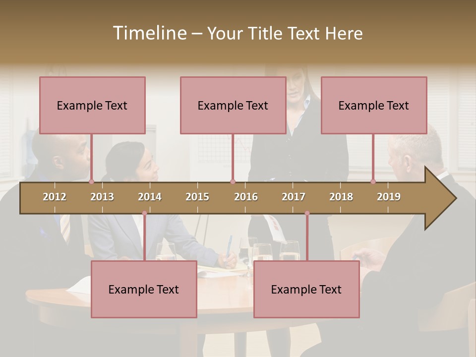 Single Older Wave PowerPoint Template
