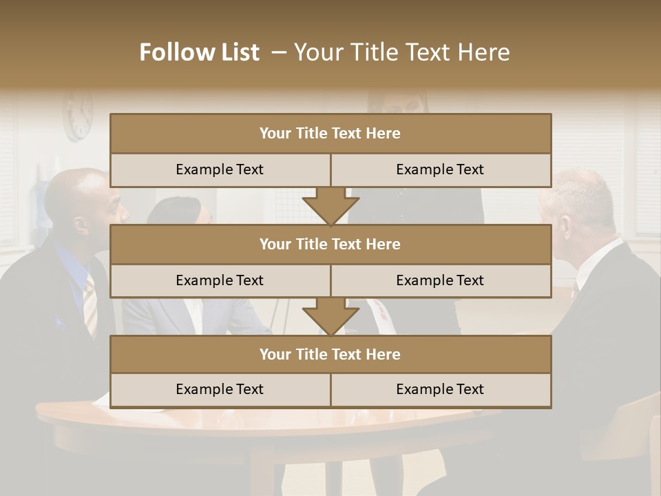 Single Older Wave PowerPoint Template