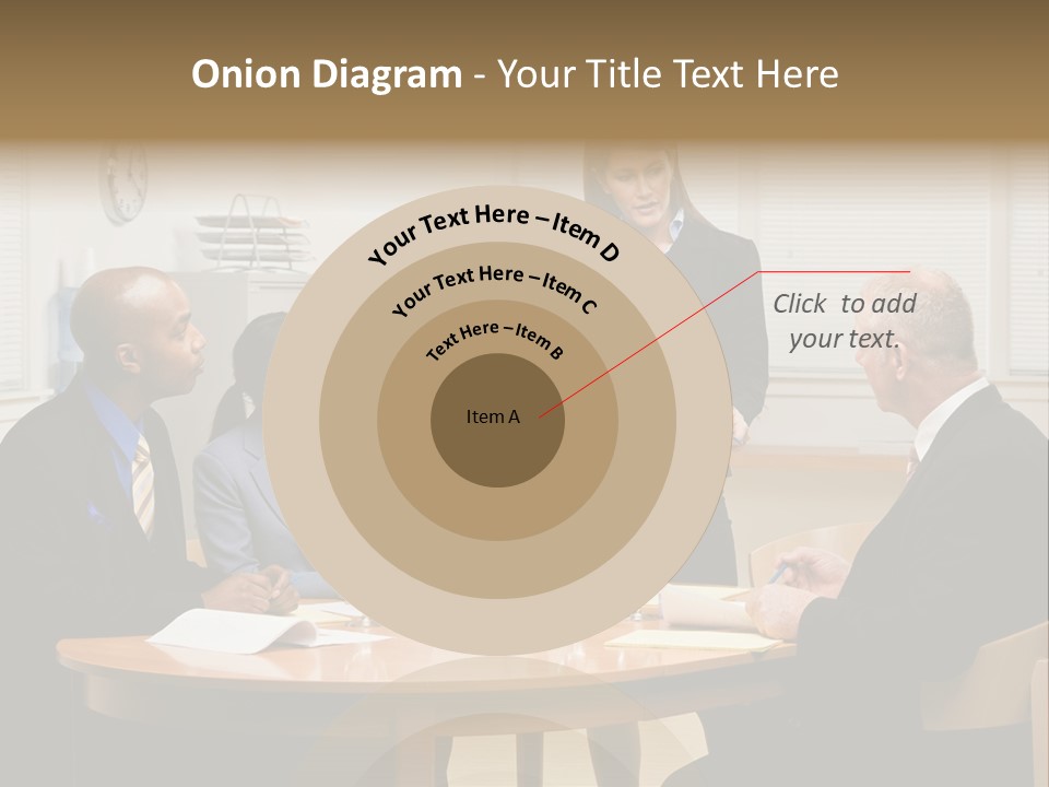 Single Older Wave PowerPoint Template