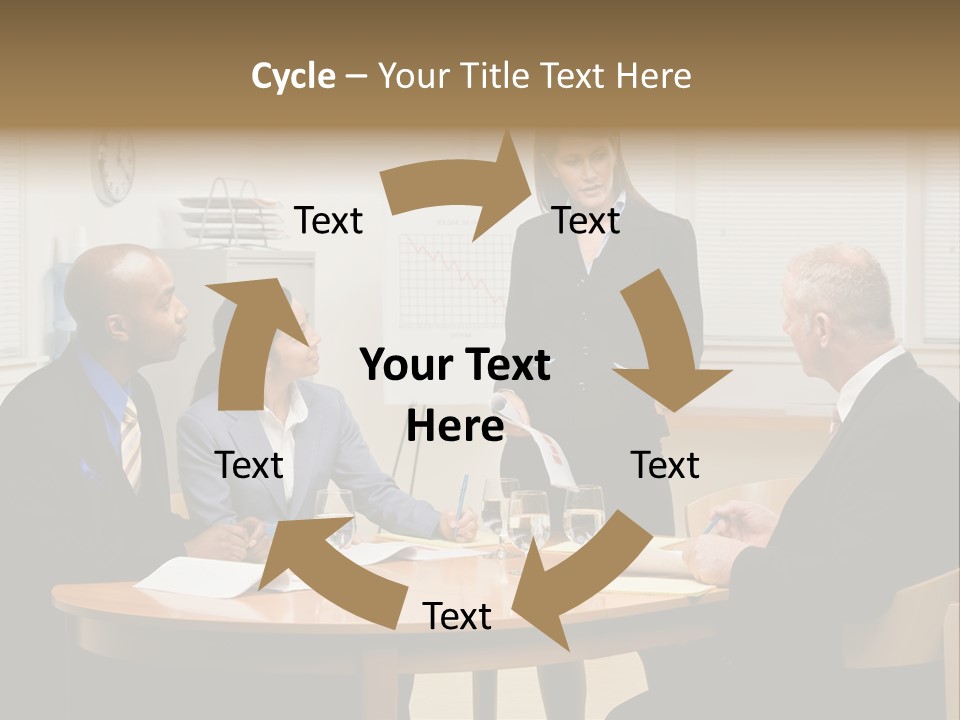 Single Older Wave PowerPoint Template