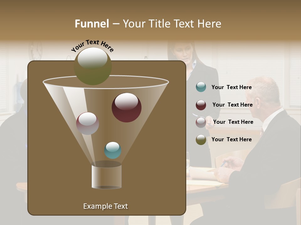 Single Older Wave PowerPoint Template