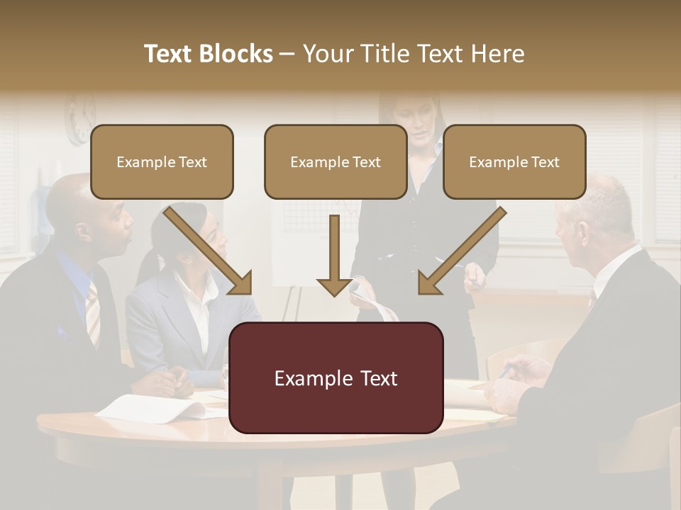 Single Older Wave PowerPoint Template