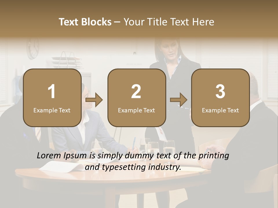 Single Older Wave PowerPoint Template