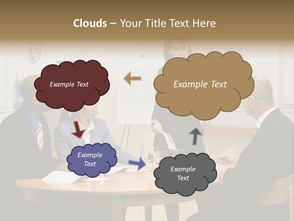 Single Older Wave PowerPoint Template