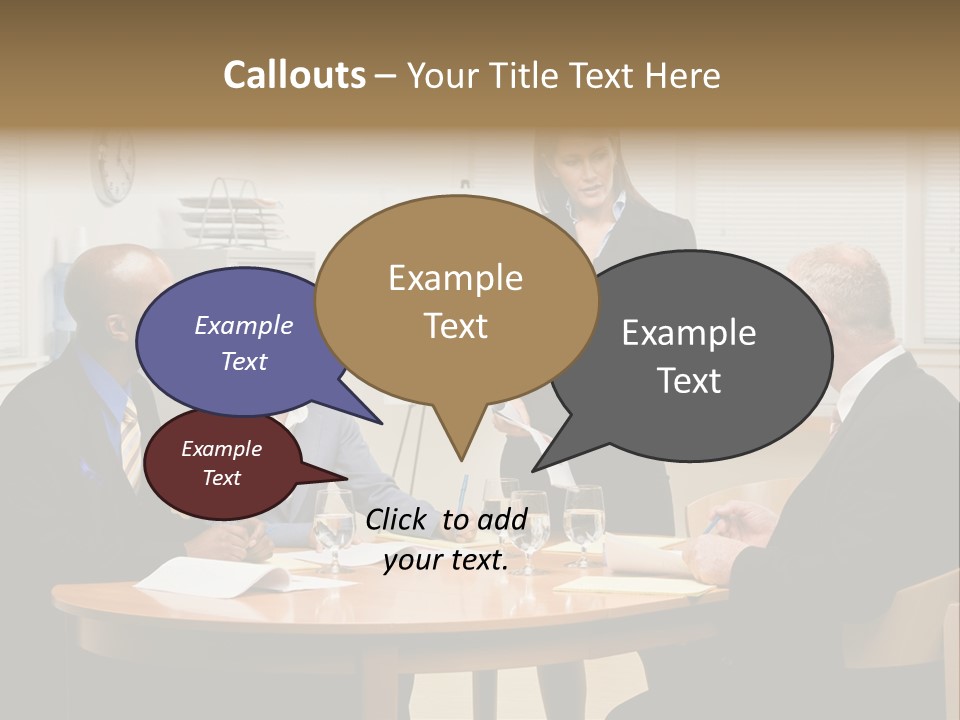 Single Older Wave PowerPoint Template