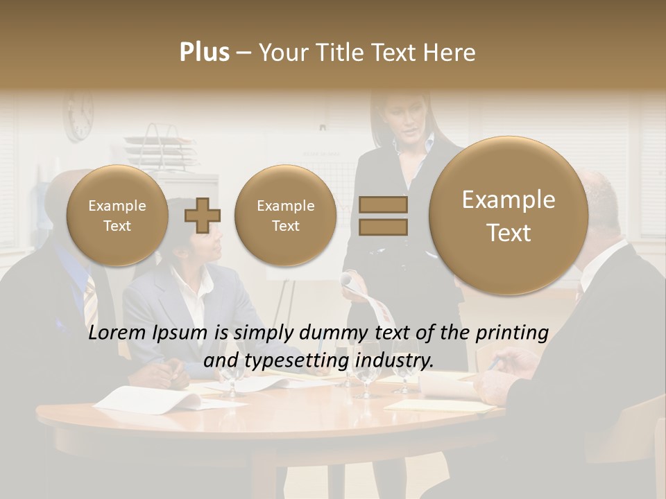 Single Older Wave PowerPoint Template