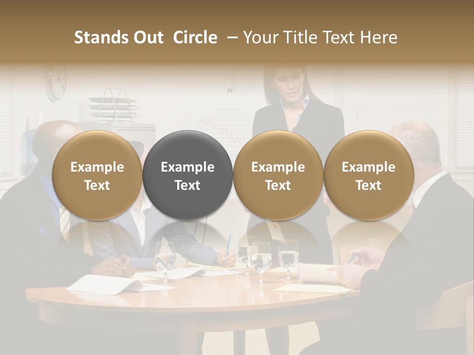 Single Older Wave PowerPoint Template