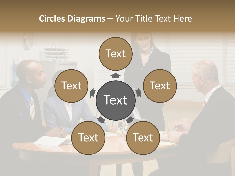 Single Older Wave PowerPoint Template