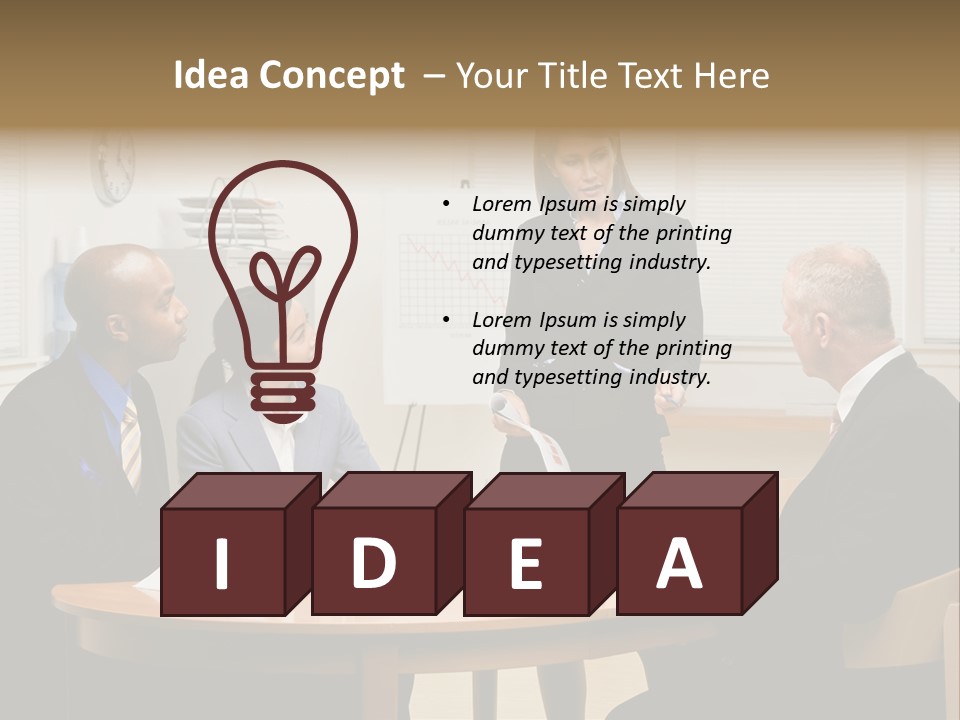 Single Older Wave PowerPoint Template