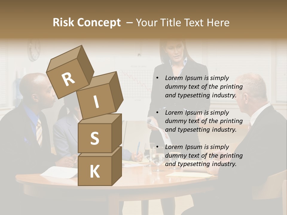 Single Older Wave PowerPoint Template