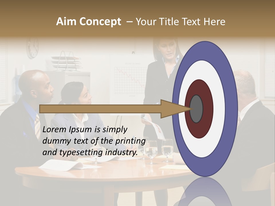 Single Older Wave PowerPoint Template