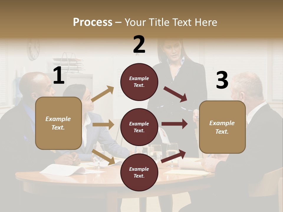 Single Older Wave PowerPoint Template