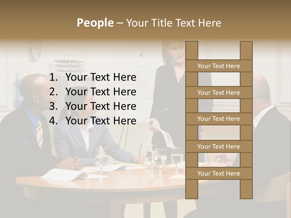 Single Older Wave PowerPoint Template