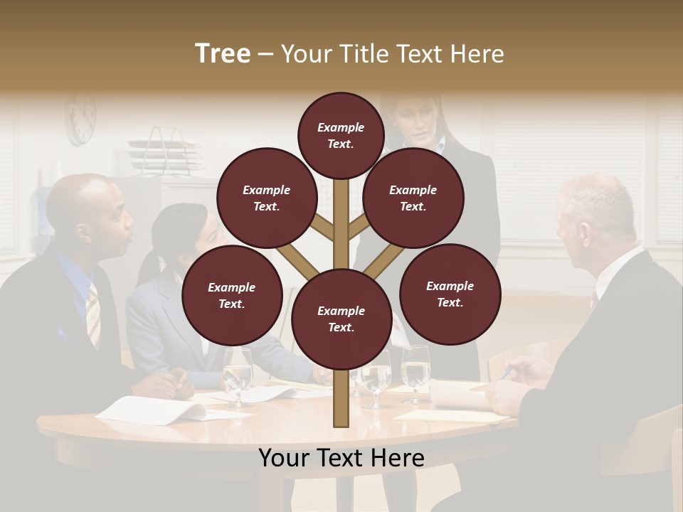 Single Older Wave PowerPoint Template