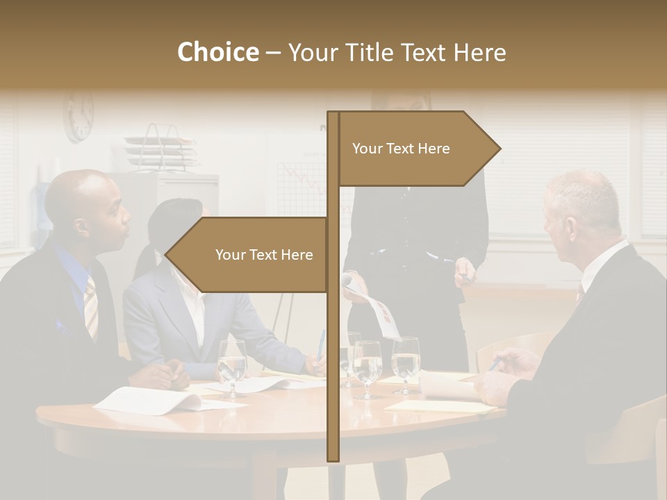 Single Older Wave PowerPoint Template