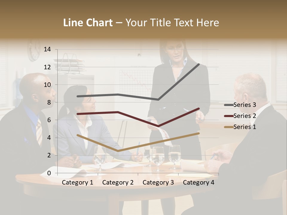 Single Older Wave PowerPoint Template