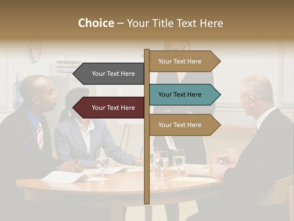 Single Older Wave PowerPoint Template