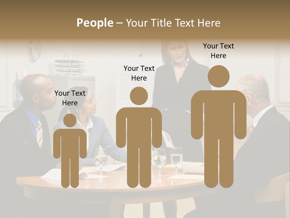 Single Older Wave PowerPoint Template