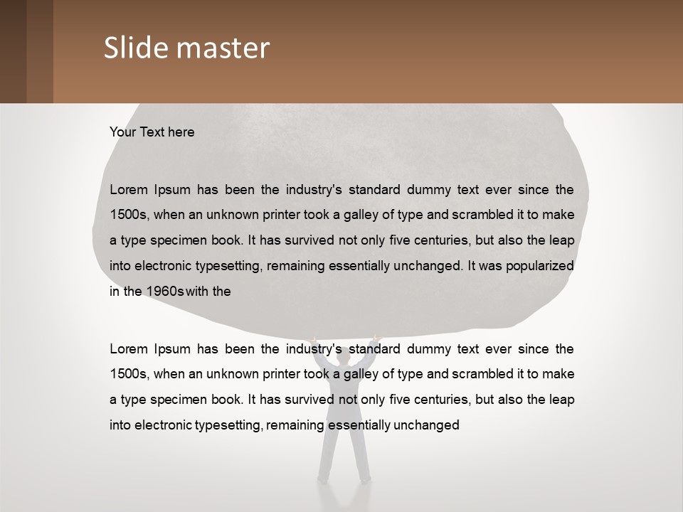 Retirement Beach Elderly PowerPoint Template